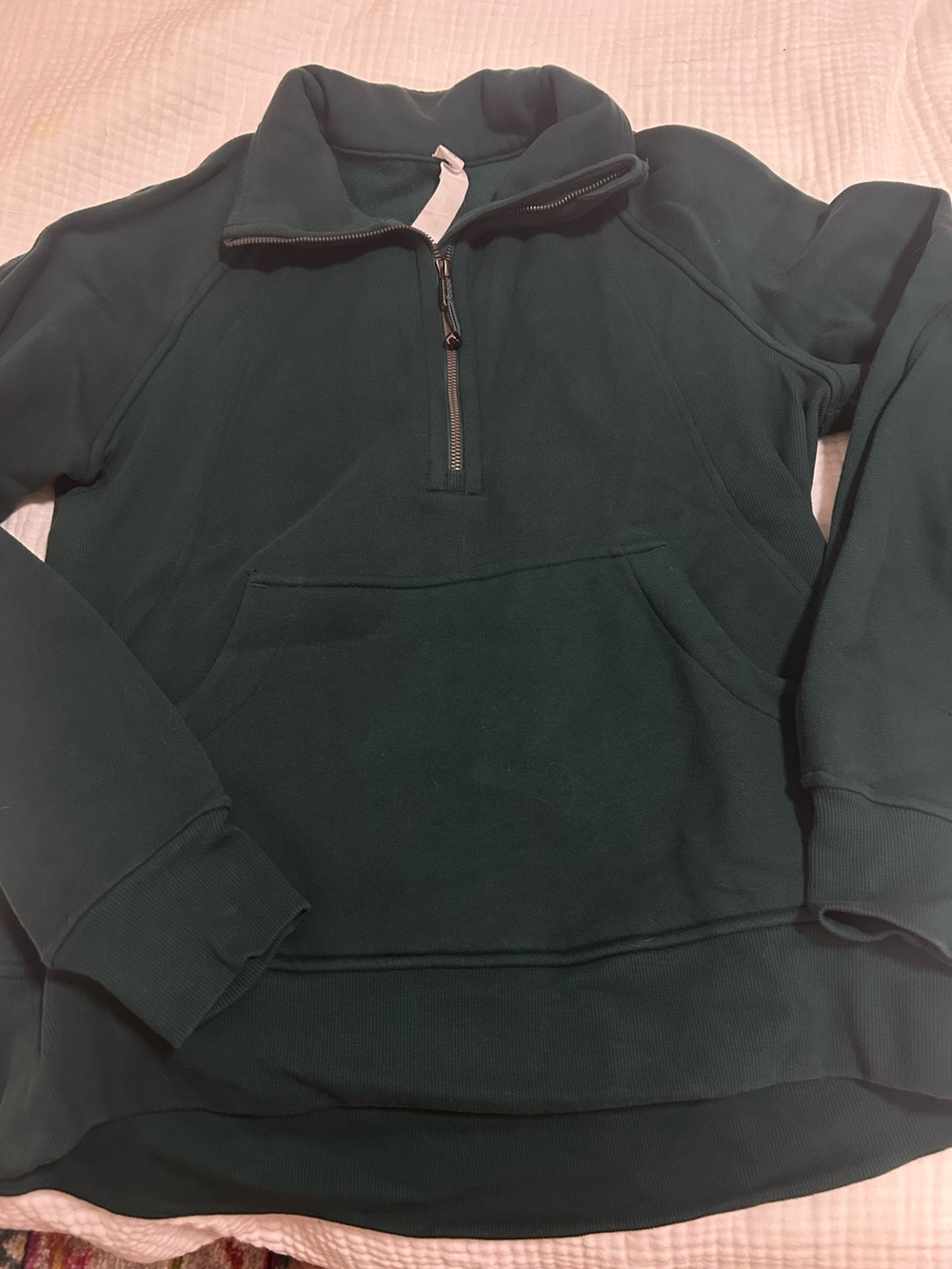 Lululemon Scuba Half Zip Pullover XS/S Dark Forest Green